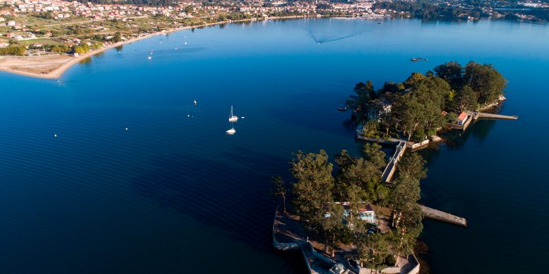 Isla de San Simón en Redondela