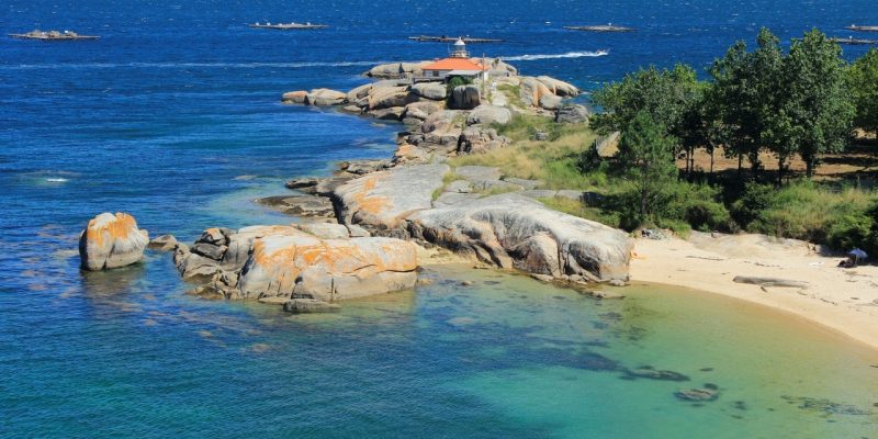 Illa de Arousa playa Parque Natural de O Carreirón