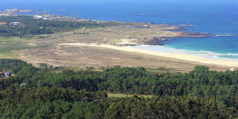 Vista aérea de Corrubedo Vista aérea de Corrubedo