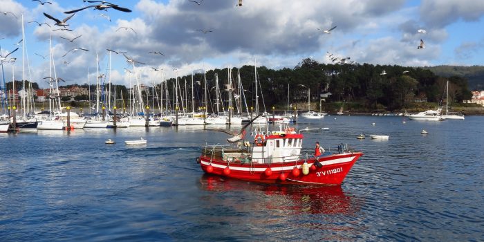 Pequeña embarcación de Galicia