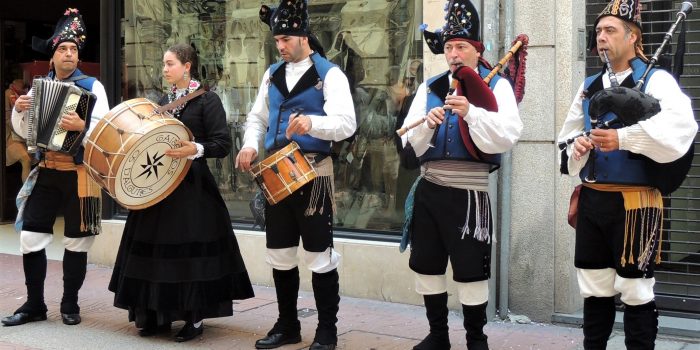 Banda de gaiteiros gallegos