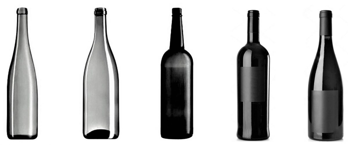 Tipos de botellas por su forma Tipos de botellas de vino