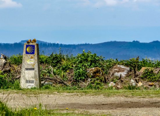 Mojón del Camino de Santiago