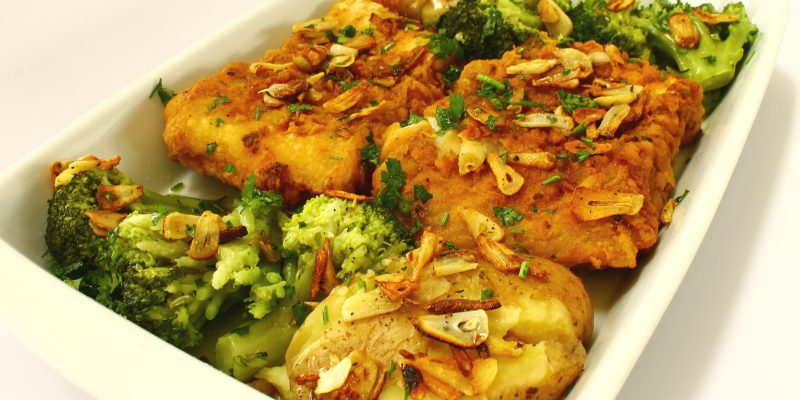 Bacalao con coliflor