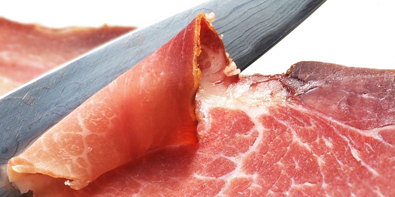 Corte de jamón Corte de pata de jamón