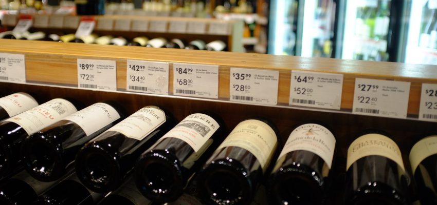 Venta de vino en Estados Unidos