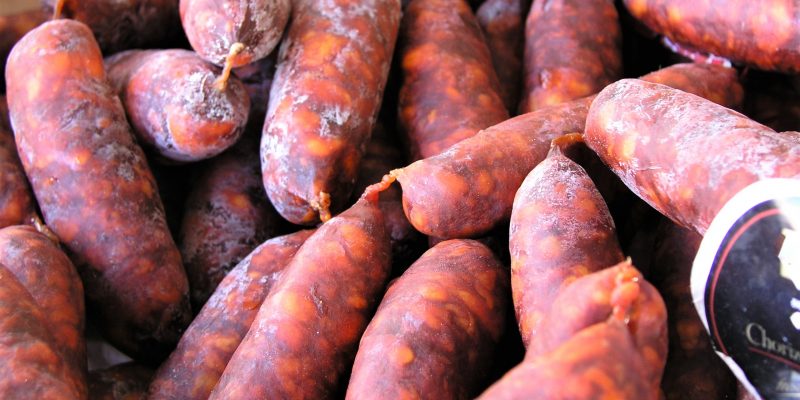Chorizos rojos de Galicia