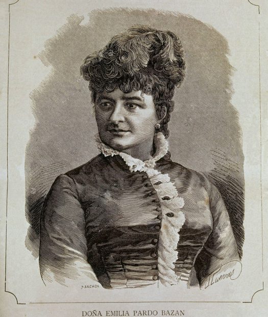 Retrato de Emilia Pardo Bazán en el Museo de bellas artes de Pontevedra Retrato de Emilia Pardo Bazán