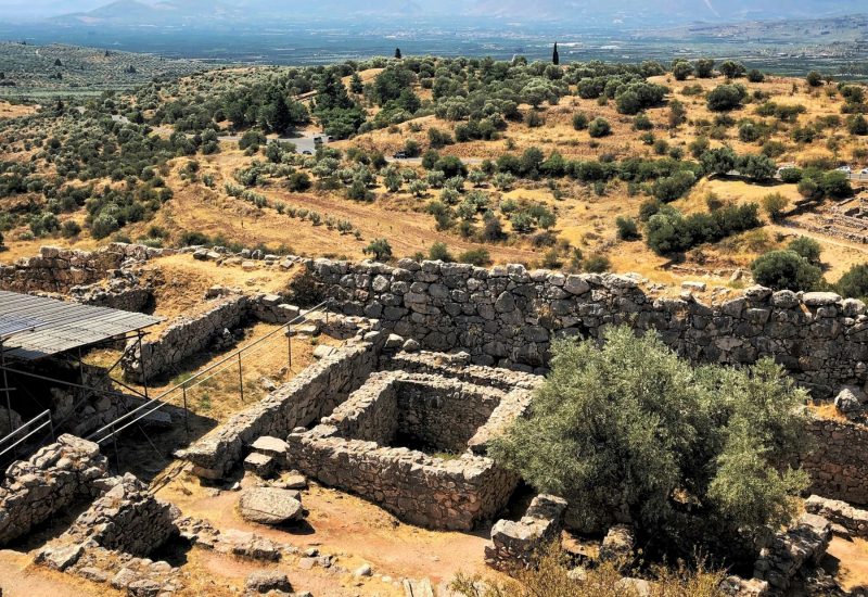 Yacimiento arqueológico de Micenas (Grecia)