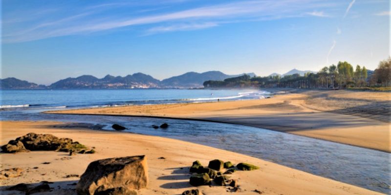 Playa de Samil en Vigo Playa de Samil en Vigo