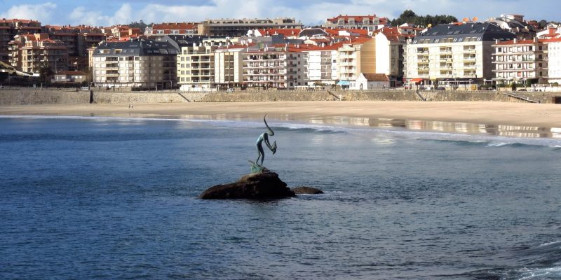 Playa Silgar en Sanxenxo, Ría de Pontevedra