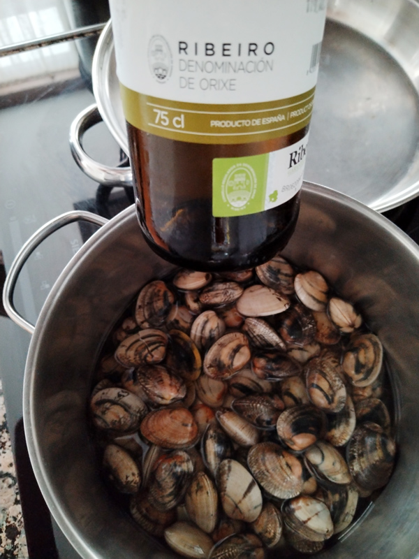 Vino blanco para cocinar